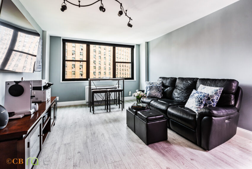 340 E 93 St #17C-Living-Dining Area-NYC